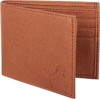 WILD EDGE Tan Bi-Fold Men's Wallet - Formal/Casual/Stylish Artificial Leather Wallet for Men - Tan Men's Two-Fold Purse (Pack of 1)-thumb3