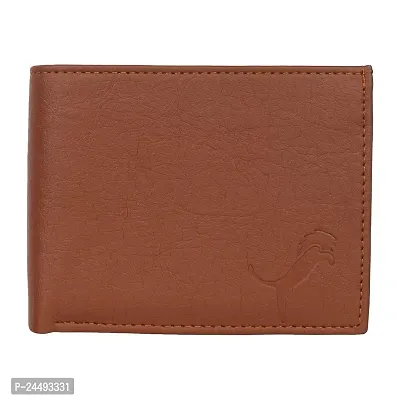 WILDEDGE Tan Synthetic Chain Album Men's Wallet