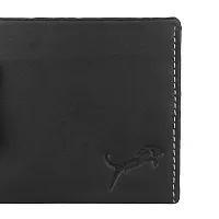 WILD EDGE Black Genuine Leather Wallet-thumb3