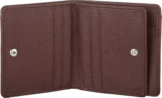 WILD EDGE Dark Brown Tri-Fold Men's Wallet - Formal/Casual/Stylish Artificial Leather Wallet for Men - Dark Brown Men's Three-Fold Purse-thumb3