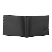 WILD EDGE Black Genuine Leather Wallet-thumb2