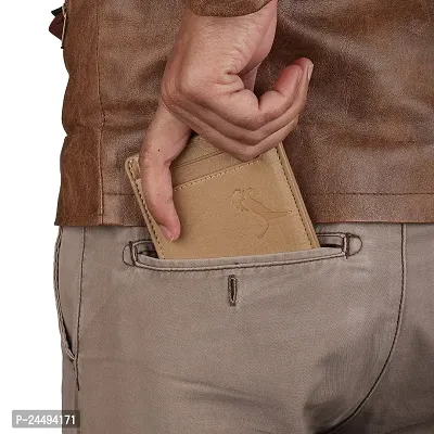 WILDEDGE Men's Beige ATM Wallet-thumb4