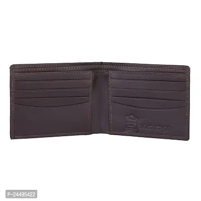 WILD EDGE Mens Brown Genuine Leather Wallet-thumb2