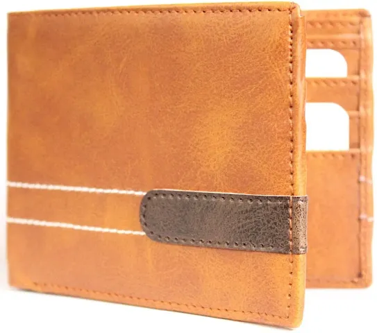 WILD EDGE Men's Wallet / Card Holder - Men Solid Two Fold Wallet (Pack of 1)