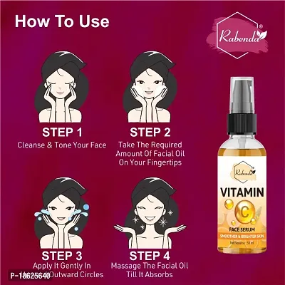 Vitamin C Facial serum- For Anti Aging  Smoothening  Brightening Face (50 ml)-thumb3