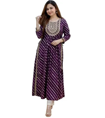 Fancy Rayon Kurta Set For Women