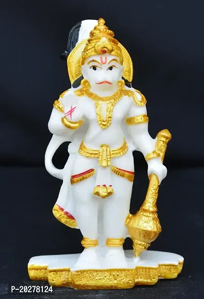 Benares Souvenirs Marble Dust Lord Hanuman Car Dashboard Size -9X5X2 Cm Weight- 73 Grams