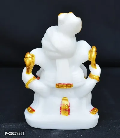 Benares Souvenirs Marble Dust Lord Ganesha Car Dashboard Size -8X4X3 Cm Weight- 110 Grams-thumb4