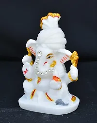 Benares Souvenirs Marble Dust Lord Ganesha Car Dashboard Size -8X4X3 Cm Weight- 110 Grams-thumb2