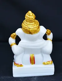 Benares Souvenirs Marble Dust Lord Ganesha Car Dashboard Size -8X5X3 Cm Weight- 107 Grams-thumb3