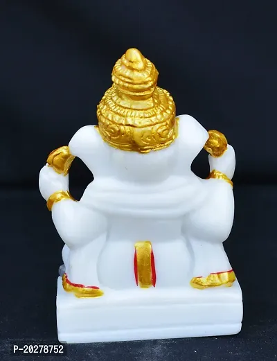 Benares Souvenirs Marble Dust Lord Ganesha Car Dashboard Size -8X5X3 Cm Weight- 107 Grams-thumb4