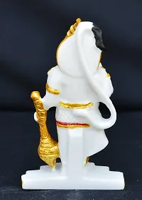 Benares Souvenirs Marble Dust Lord Hanuman Car Dashboard Size -9X5X2 Cm Weight- 73 Grams-thumb3