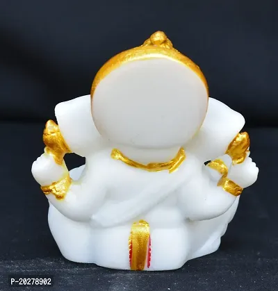 Benares Souvenirs Marble Dust Lord Ganesha Car Dashboard Size -7X3X5 Cm Weight- 116 Grams-thumb4