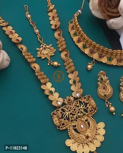 Elegant Brass Jewellery Set for Women