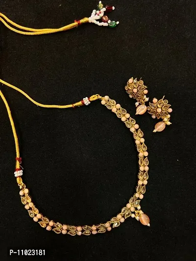 Elegant Copper Jewellery Set for Women-thumb0