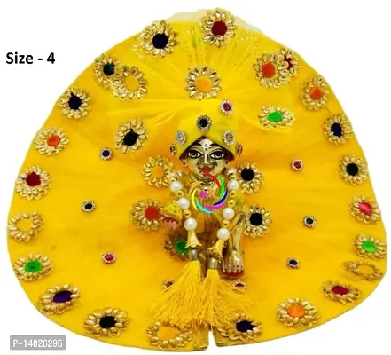 Buy Reliable Laddu/Ladoo Gopal Dress For Regular Wear/God Clothes/Bal Gopal  Dress/Fancy Dress For Bal Krishna/Vagha For Krishnaji/Kanhaji Poshak/Dress  For God Krishna Dress Size - 4 Inch Online at Lowest Price Ever in