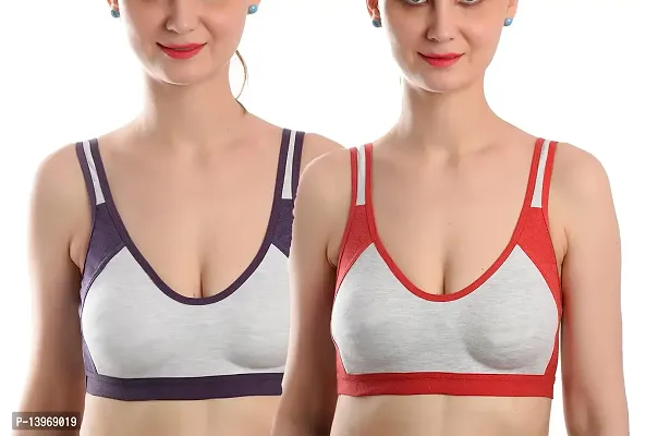 Buy Viral Girl Women's C-Cup Cotton Hosiery Sports Bra (Pack of 1) Online  In India At Discounted Prices