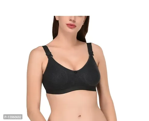 Viral Girl Women's Cotton Non-Padded Wire Free T-Shirt, Full-Coverage Bra