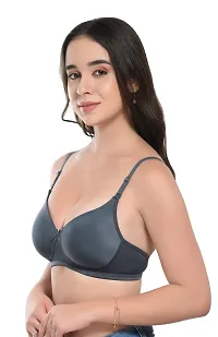 Classic Polyamide Solid Bra for Women, Pack of 2-thumb3