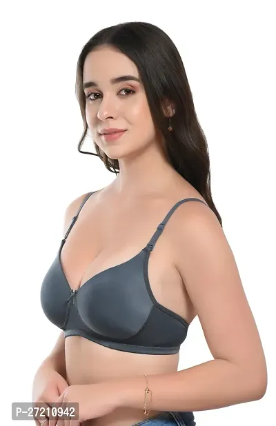 Classic Polyamide Solid Bra for Women, Pack of 2-thumb4