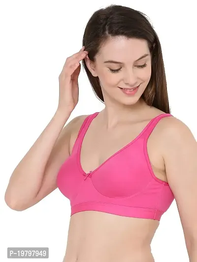 Berry's Intimatess Pink Double Layered Moulded Non Wired Bra (B, 34)-thumb3