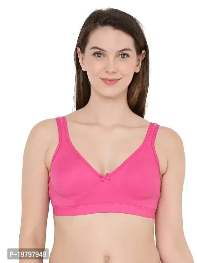 Berry's Intimatess Pink Double Layered Moulded Non Wired Bra (B, 34)