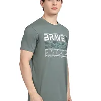 Rodamo Round Neck Half Sleeve Tshirt for Men Fashion Grey-thumb3