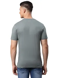 Rodamo Cotton T Shirts for Men Half Sleeve Round Neck T Shirts for Men Cotton,112040101-L Grey-thumb2