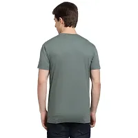 Rodamo Round Neck Half Sleeve Tshirt for Men Fashion Grey-thumb2