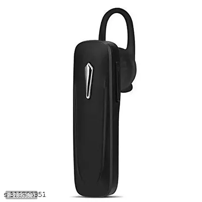 Stylish Black In-ear Bluetooth Wireless Earpiece With Microphone-thumb0