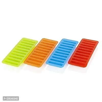 Plastic Multicoloured Ice Cube Making Trays Pack of 2
