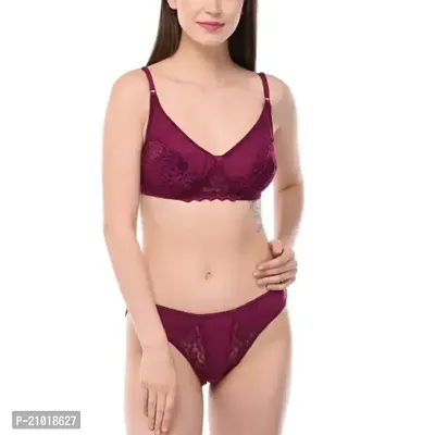 Stylish Fancy Designer Cotton Bra And Panty Set For Women