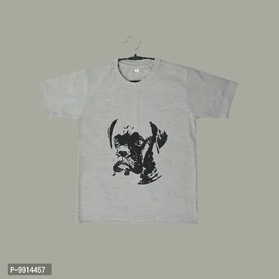 TADEO Boys Tshirt Combo Pack | Unisex Kids T-Shirt Combo Set| Regular Fit Round Neck Stylish Printed Tees | Cotton Blend, 3 Pcs, Red, Grey & Dark Grey, 11-12 Years-thumb2