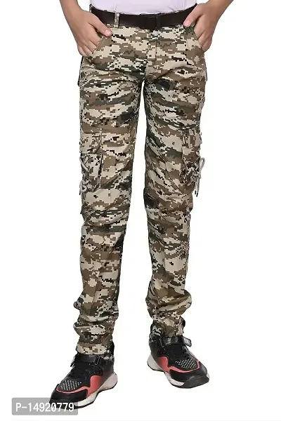 Buy Tadeo Stylish Cargo Pant For Boys Army Print Pant For Kids Joggers Cammando Pants For Childrean Regular Fit Militry Jeans For Boys With Multi Pockets All Online