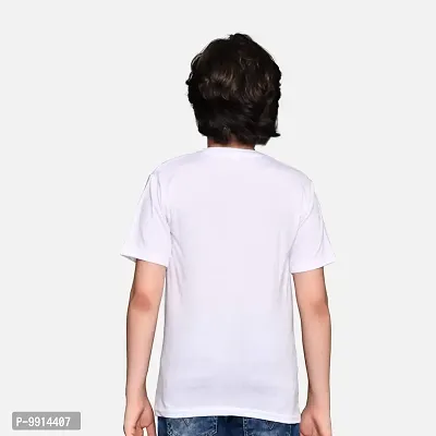 TADEO Boys Tshirt Combo Pack | Unisex Kids T-Shirt Combo Set| Regular Fit Round Neck Stylish Printed Tees | Cotton Blend, 3 Pcs, Yellow, Black & White, 9-10 Years-thumb2