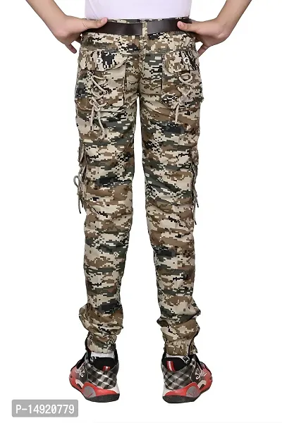 Buy Tadeo Stylish Cargo Pant For Boys Army Print Pant For Kids Joggers Cammando Pants For Childrean Regular Fit Militry Jeans For Boys With Multi Pockets All Online