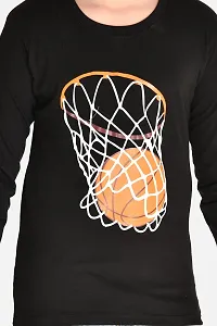 TADEO Boys Tshirt Combo Pack | Unisex Kids T-Shirt Combo Set| Regular Fit Round Neck Stylish Printed Tees/Tshirt | Cotton Blend, 2 Pcs, Black & Red, 12-13 Years-thumb3