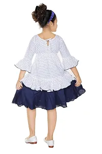 Fashion Cute Comfy Girl's Knee-Length Tulip Top  Skirt - Frocks and Dresses-thumb1