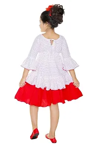 Fashion Cute Comfy Girl's Knee-Length Tulip Top  Skirt - Frocks and Dresses-thumb1