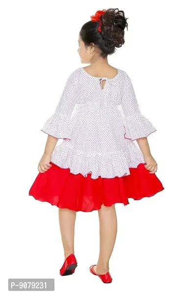 Fashion Cute Comfy Girl's Knee-Length Tulip Top  Skirt - Frocks and Dresses-thumb2