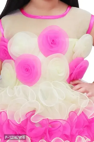 Cute Trendy Girls Bubble Frocks  Dresses for Birthday Anniversary Wedding and festival-thumb4