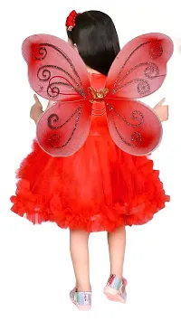 Princess Trendy Girls Angel Frocks  Dresses for Birthday Anniversary Wedding and festival-thumb1