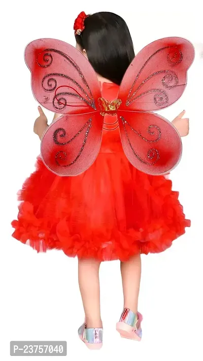 Princess Trendy Girls Angel Frocks  Dresses for Birthday Anniversary Wedding and festival-thumb2