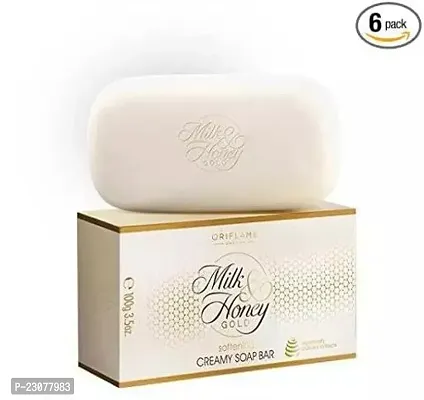 Oriflame Milk And Honey Gold Softening Creamy Soap Bar 100G Pack Of 6