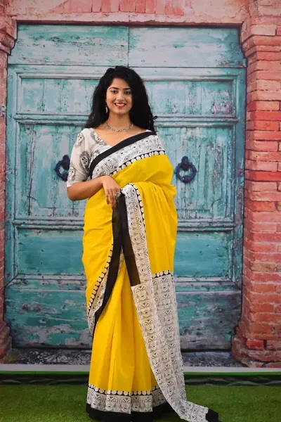 Georgette Saree with Blouse piece