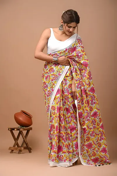 Elegant Cotton Saree with Blouse piece 