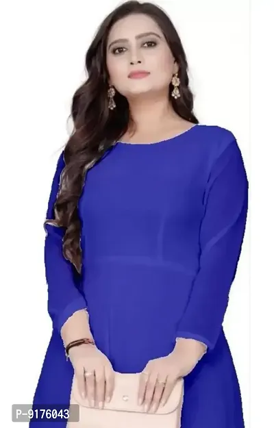 Classic Georgette Solid Kurtis for Women