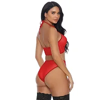 Elegant Net Self Pattern Lingerie Sets For Women-thumb1