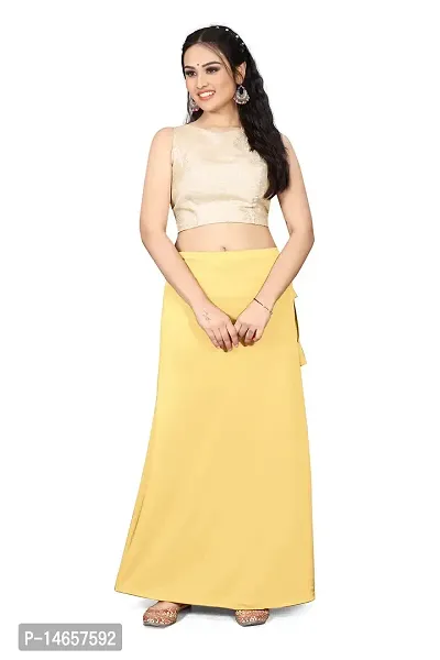 TFC White Saree Petticoat Saree Shapewear Saree Skirt Saree Silhouette  Smooth Stretchable Shape Wear Body Shaper Petticoat for Saree for Women  with
