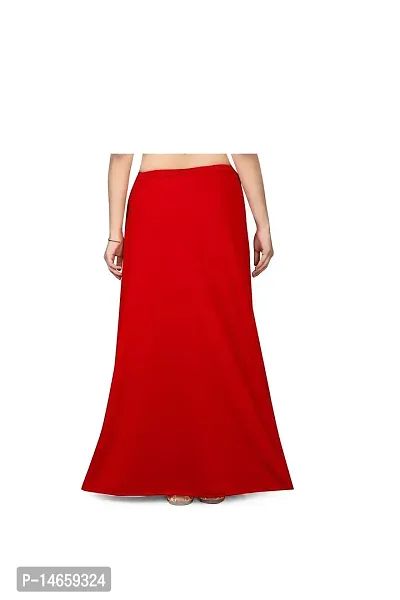 TFC Red Saree Shapewear Saree Petticoat Saree Skirt Saree Silhouette Smooth Stretchable Shape Wear Body Shaper Petticoat for Saree for Women with Drawstring-thumb4